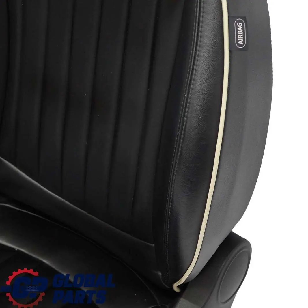 Heated Sport Full Black Leather Lounge Interior Seats to Mini Cooper Clubman with Part number R55 Mini Cooper Clubman Heated Sport Full Black Leather Lounge Interior Seats - SKU R55 Black Leather Seats - Part number R55