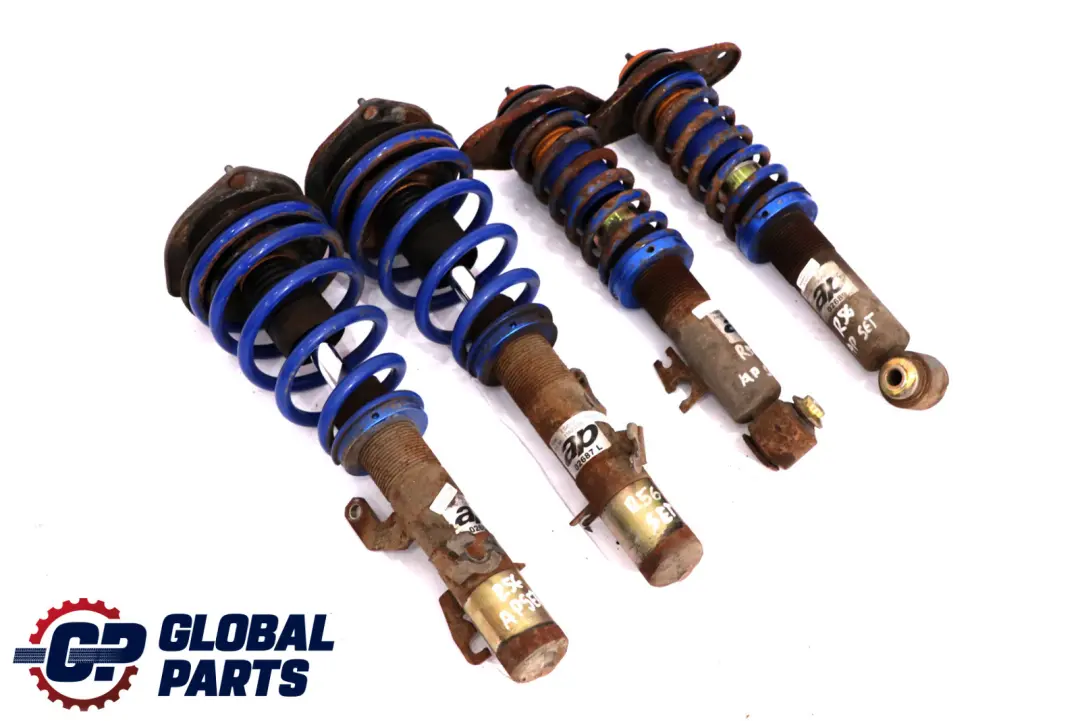 Front Rear Left Right Suspension N/O/S AP Shock Absorber Set to Mini R56 with Part number R56 AP Shock Absorber Set Mini R56 Front Rear Left Right Suspension N/O/S AP Shock Absorber Set - SKU R56 AP Shock Absorber Set - Part number R56 AP Shock Absorber Set