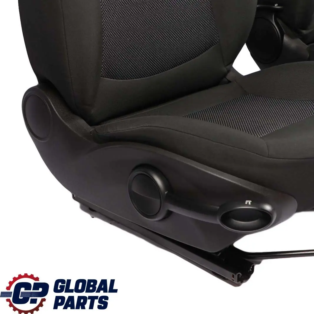 Cloth Interior Seats Seat Set Fabric Cosmos Carbon Black to Mini Cooper One with Part number R56 Mini Cooper One Cloth Interior Seats Seat Set Fabric Cosmos Carbon Black - SKU R56 Cloth Interior Seats Cosmos - Part number R56