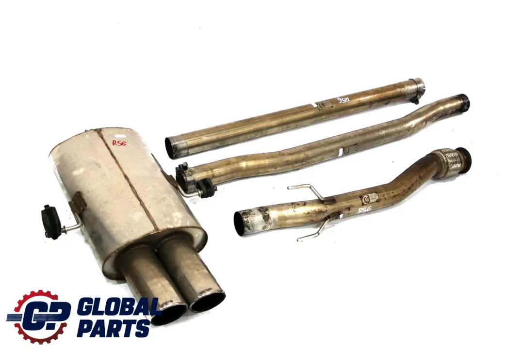 Mini R56 R57 Cooper S Scorpion Rear Exhaust Silencer Muffler Back Box Kit - SKU R56 Exhaust Silencer - Part number R56 Exhaust Silencer