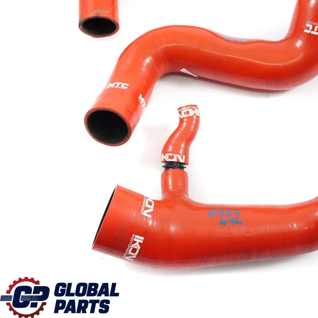 Mini Cooper S R56 N14 MTC IKON Silicone Air Intake Inlet Pipe Hose Set - SKU R56 MTC Intake Set - Part number R56 MTC Intake Set