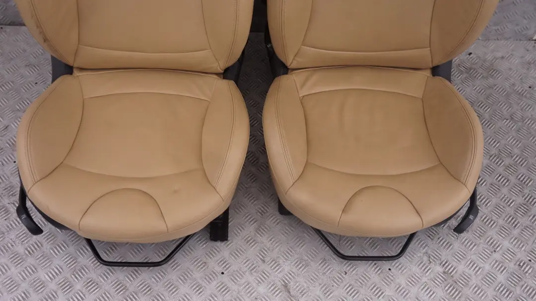  *BMW Mini Cooper One 1 Sports Innensitze aus Vollleder Leder BEIGE innen - SKU R56 Sports Full Leather Beige Seats-1 - Teilenummer R56