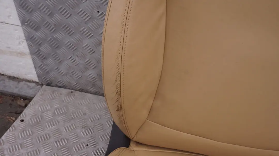  *BMW Mini Cooper One 1 Sports Innensitze aus Vollleder Leder BEIGE innen - SKU R56 Sports Full Leather Beige Seats-1 - Teilenummer R56