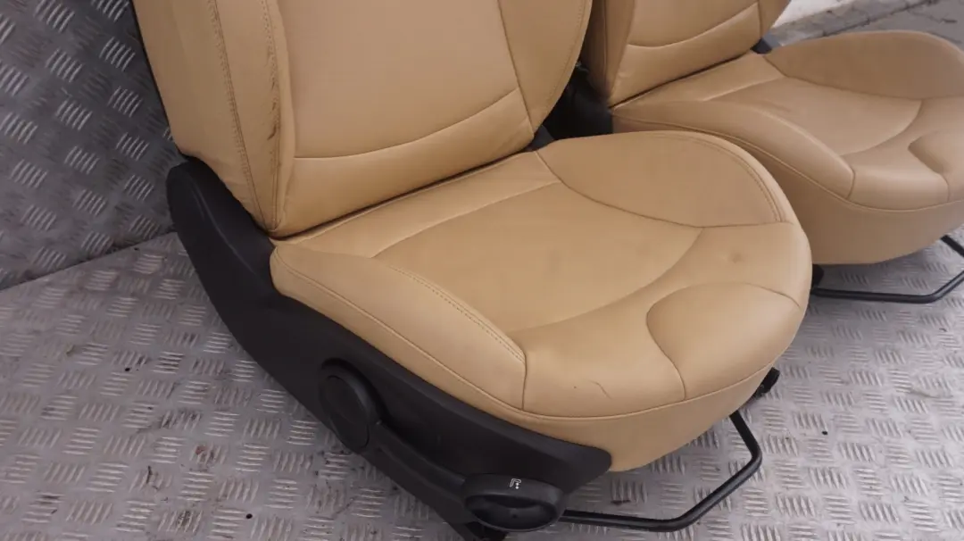  *BMW Mini Cooper One 1 Sports Innensitze aus Vollleder Leder BEIGE innen - SKU R56 Sports Full Leather Beige Seats-1 - Teilenummer R56
