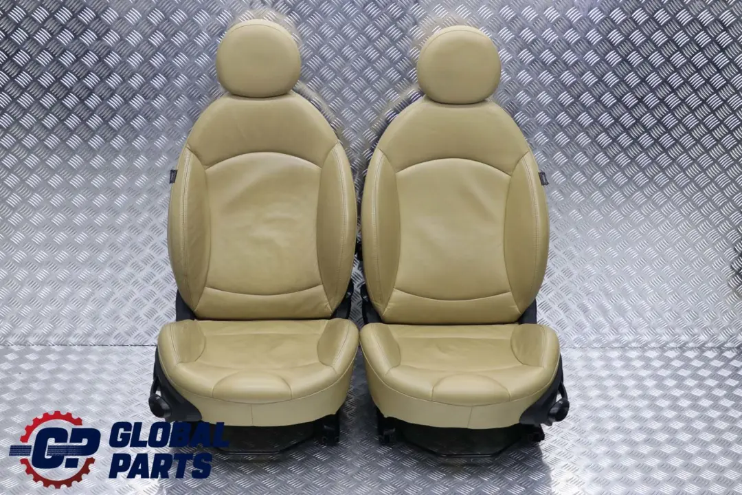 *Mini Cooper One Sitzheizung Sports Innensitze Vollleder Leder Beige Sitze für mit Teilenummer R56 *Mini Cooper One Sitzheizung Sports Innensitze Vollleder Leder Beige Sitze - SKU R56 Sports Full Leather Beige Seats-2 - Teilenummer R56
