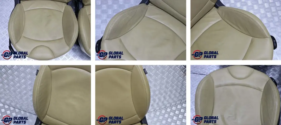 *Mini Cooper One Sitzheizung Sports Innensitze Vollleder Leder Beige Sitze für mit Teilenummer R56 *Mini Cooper One Sitzheizung Sports Innensitze Vollleder Leder Beige Sitze - SKU R56 Sports Full Leather Beige Seats-2 - Teilenummer R56