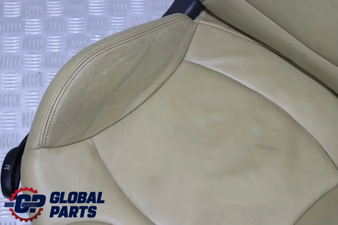 Heated Sports Full Leather Beige Interior Seats with Airbag to Mini Cooper One with Part number R56 Mini Cooper One Heated Sports Full Leather Beige Interior Seats with Airbag - SKU R56 Sports Full Leather Beige Seats-2 - Part number R56