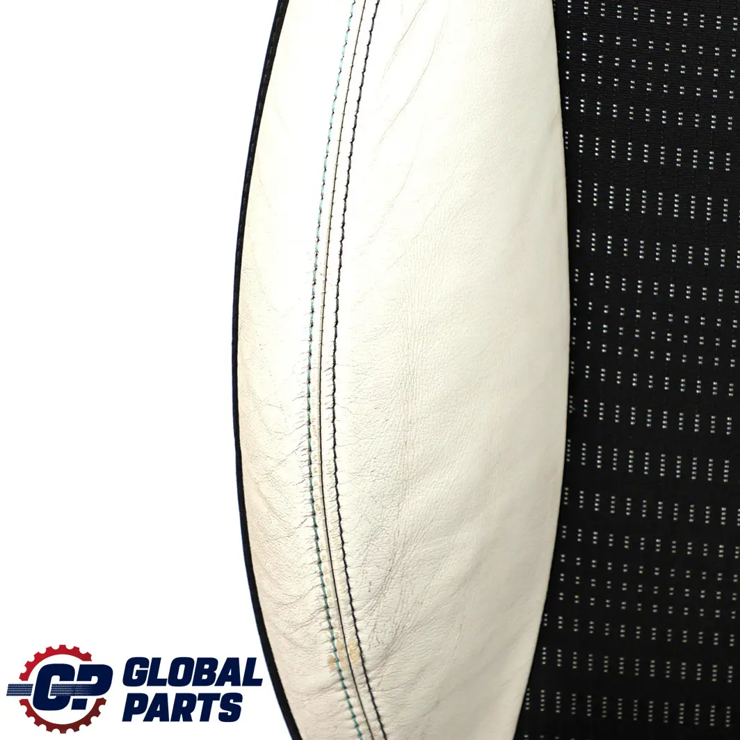 Mini Cooper One Camden Sports Black Cloth / White Leather Interior Seats - SKU R56 Sports Seats Camden - Part number R56