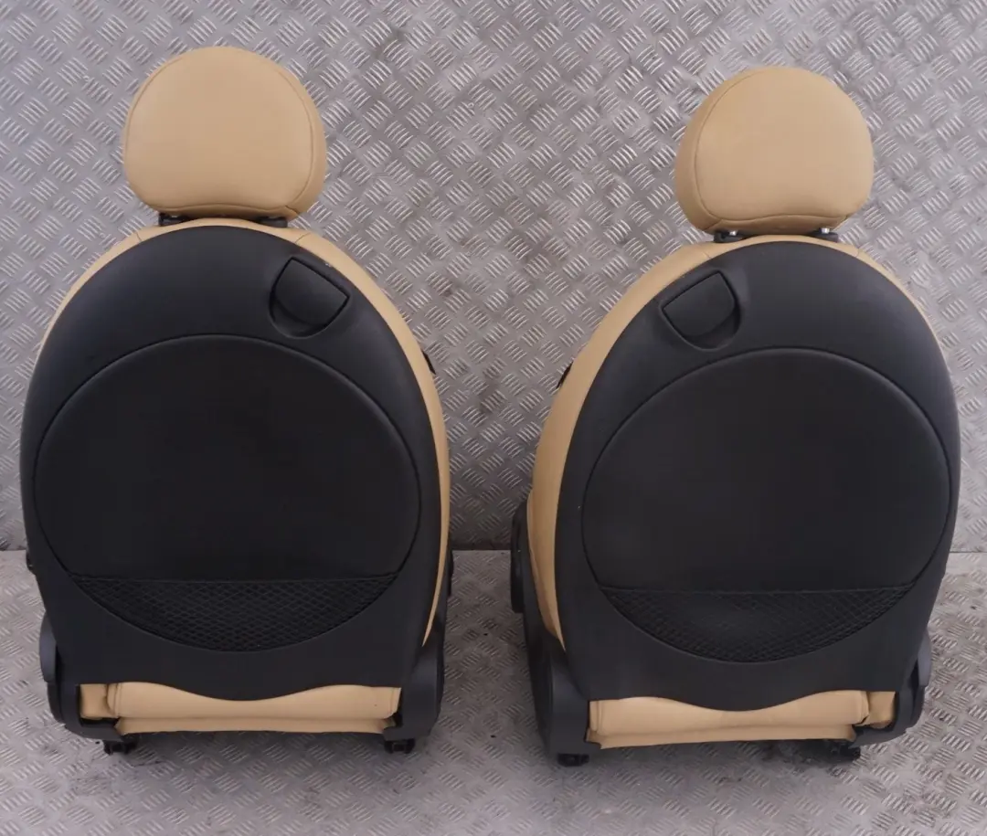 Beige Leather Heated Seats to BMW Mini Cabrio Convertible Sport Tuscan with Part number R57 BMW Mini Cabrio Convertible Sport Tuscan Beige Leather Heated Seats - SKU R57 Cabrio Convertible Sport Beige Leather Heated - Part number R57
