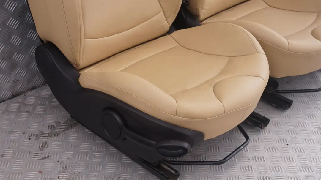Beige Leather Heated Seats to BMW Mini Cabrio Convertible Sport Tuscan with Part number R57 BMW Mini Cabrio Convertible Sport Tuscan Beige Leather Heated Seats - SKU R57 Cabrio Convertible Sport Beige Leather Heated - Part number R57