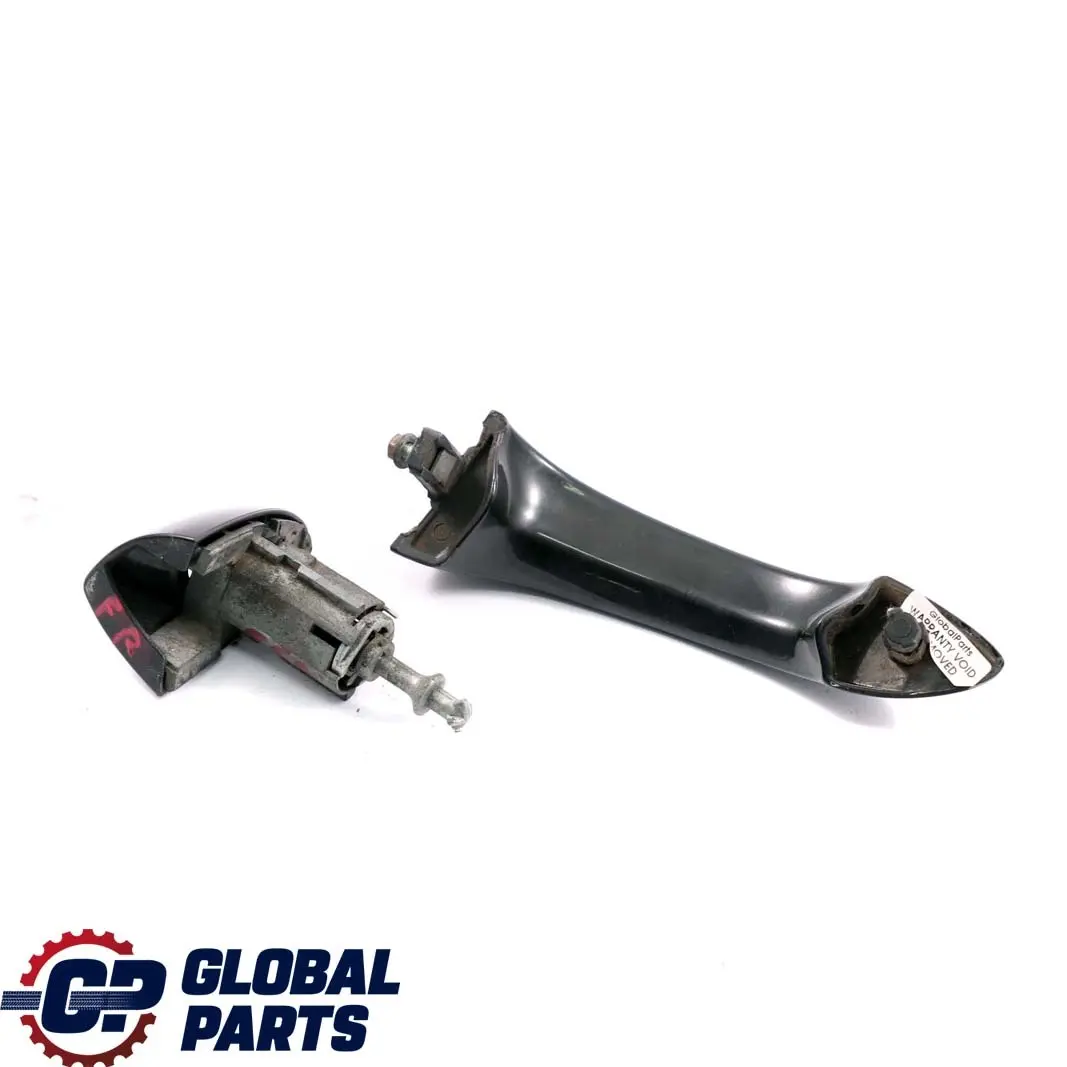Front Right Door O/S Handle Grab Catch Black Sapphire 475 to BMW X5 Series E53 with Part number 0007423 BMW X5 Series E53 Front Right Door O/S Handle Grab Catch Black Sapphire 475 - SKU rhd-0007423-BS - Part number 0007423