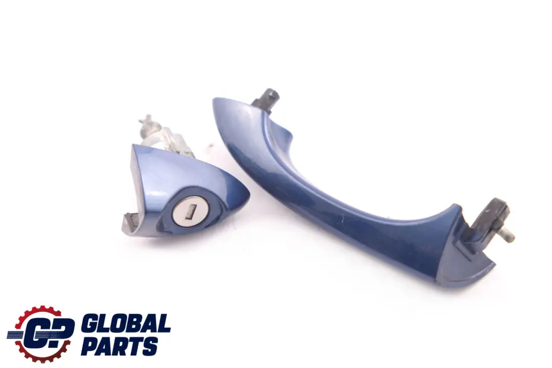 Front Right Door O/S Handle Grab Catch Le Mans Blau Blue 381 to BMW X5 Series E53 with Part number 0007423 BMW X5 Series E53 Front Right Door O/S Handle Grab Catch Le Mans Blau Blue 381 - SKU rhd-0007423-LMB - Part number 0007423