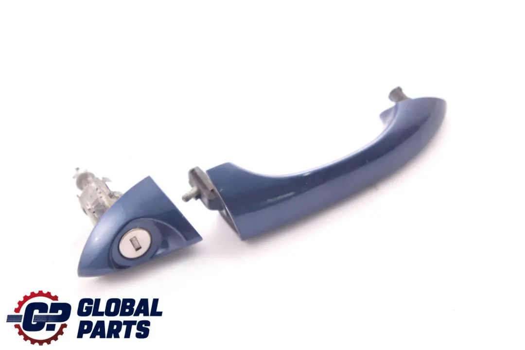 BMW X5 Series E53 Front Right Door O/S Handle Grab Catch Le Mans Blau Blue 381 - SKU rhd-0007423-LMB - Part number 0007423