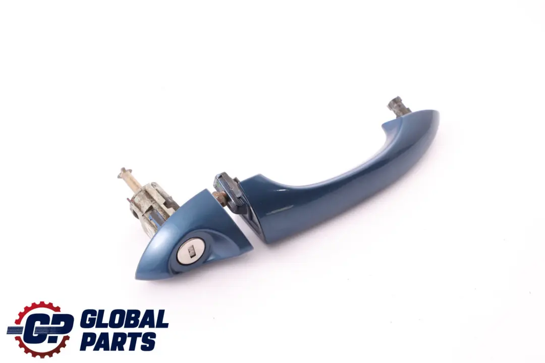 Front Right Door O/S Handle Grab Catch Topasblau Metallic to BMW X5 Series E53 with Part number 0007423 BMW X5 Series E53 Front Right Door O/S Handle Grab Catch Topasblau Metallic - SKU rhd-0007423-TPB - Part number 0007423