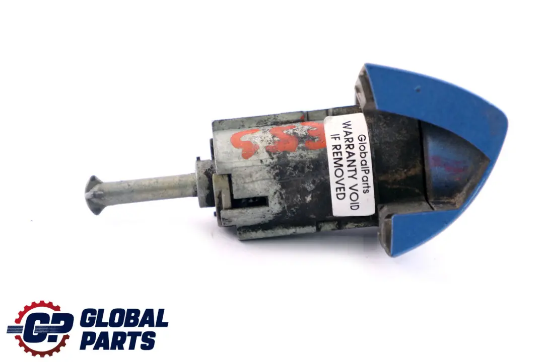 BMW X5 Series E53 Front Right Handle O/S Lock Catch Cylinder Estorilblau Blue - SKU rhd-0007433-EB - Part number 0007433