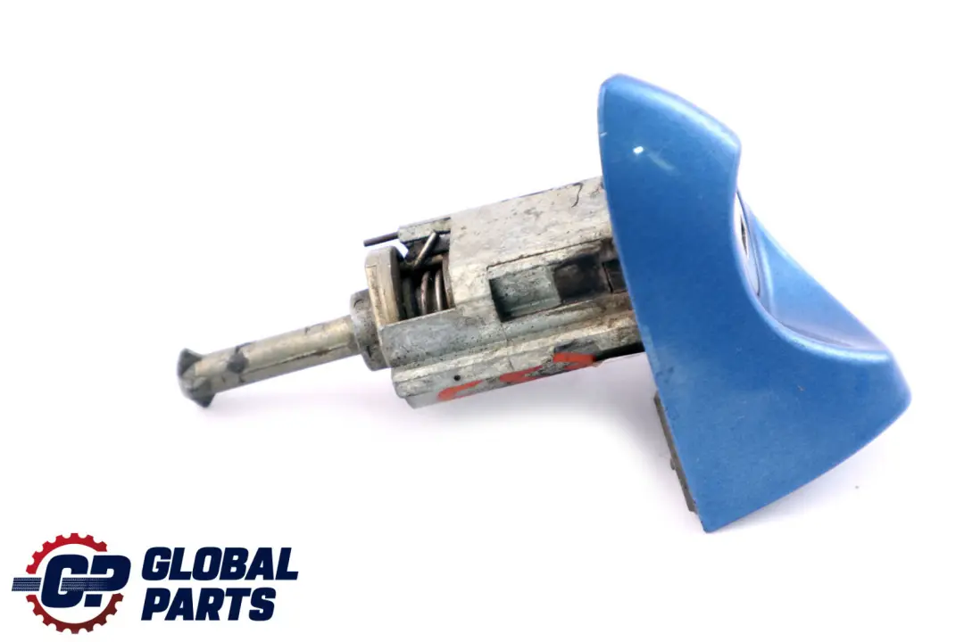 Front Right Handle O/S Lock Catch Cylinder Estorilblau Blue to BMW X5 Series E53 with Part number 0007433 BMW X5 Series E53 Front Right Handle O/S Lock Catch Cylinder Estorilblau Blue - SKU rhd-0007433-EB - Part number 0007433