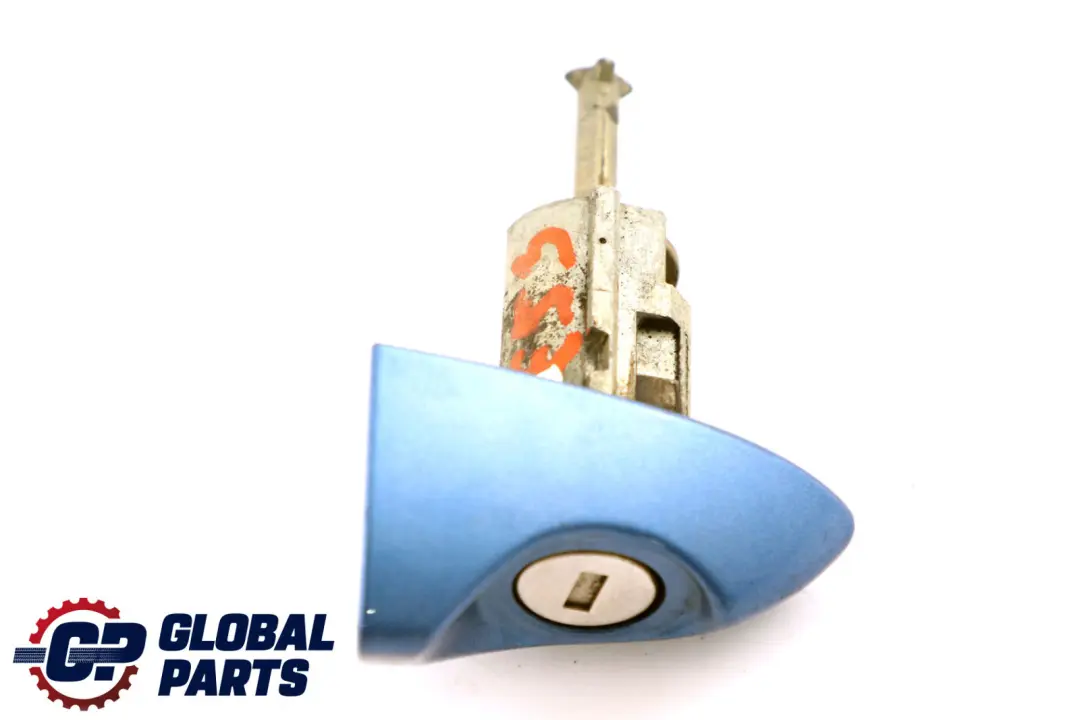 Front Right Handle O/S Lock Catch Cylinder Estorilblau Blue to BMW X5 Series E53 with Part number 0007433 BMW X5 Series E53 Front Right Handle O/S Lock Catch Cylinder Estorilblau Blue - SKU rhd-0007433-EB - Part number 0007433