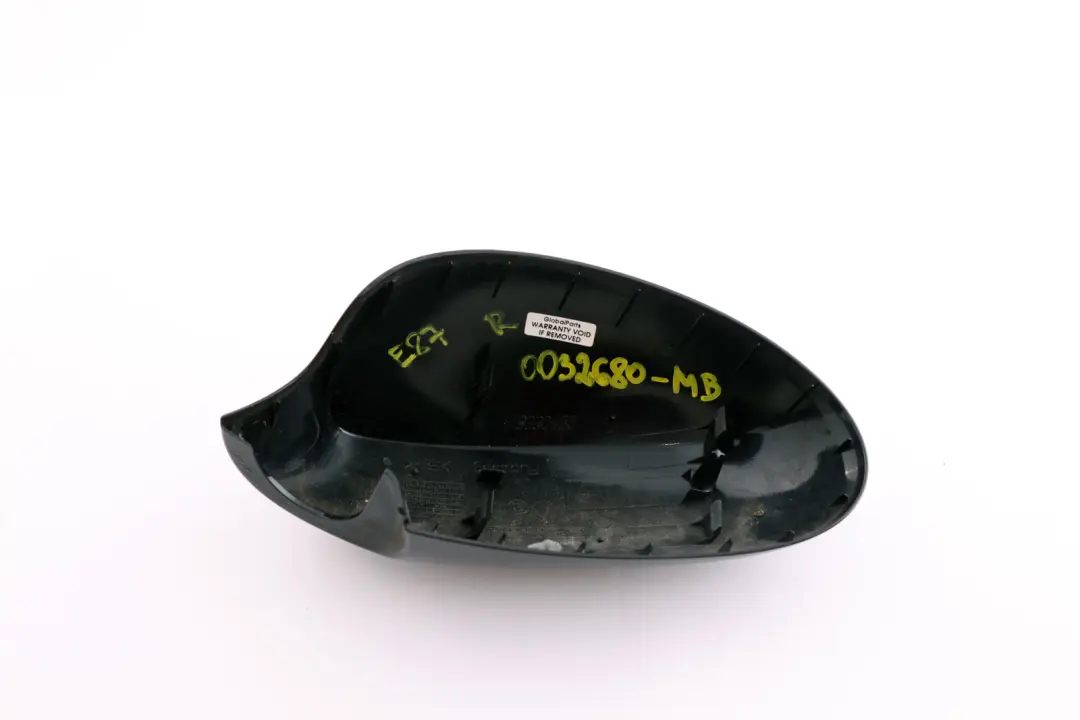 Right O/S Cover Cap Casing Wing Mirror Monacoblau Monaco Blue to BMW 1 Series E87 with Part number 0032680 BMW 1 Series E87 Right O/S Cover Cap Casing Wing Mirror Monacoblau Monaco Blue - SKU P0032680-MB - Part number 0032680
