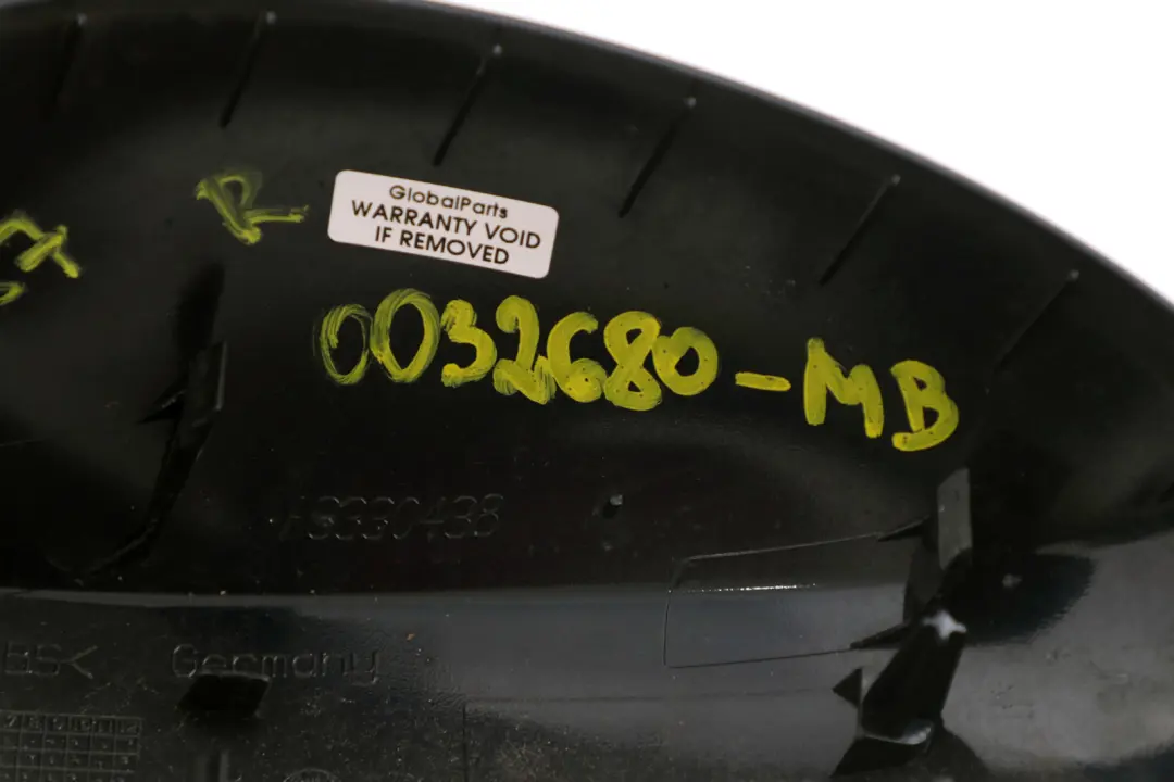 Right O/S Cover Cap Casing Wing Mirror Monacoblau Monaco Blue to BMW 1 Series E87 with Part number 0032680 BMW 1 Series E87 Right O/S Cover Cap Casing Wing Mirror Monacoblau Monaco Blue - SKU P0032680-MB - Part number 0032680