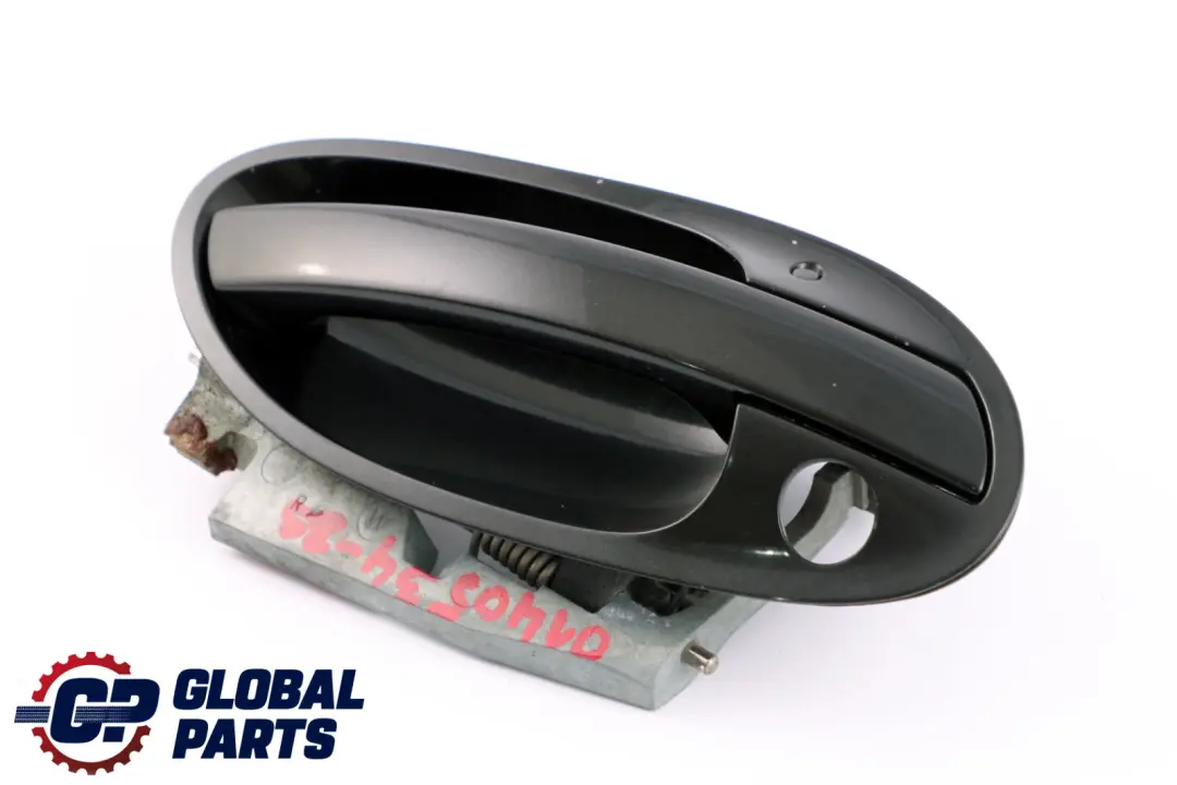 BMW 7 Series E65 Front Right Grab Handle Door Opener O/S Black Sapphire 475 - SKU rhd-0140534-BS - Part number 0140534