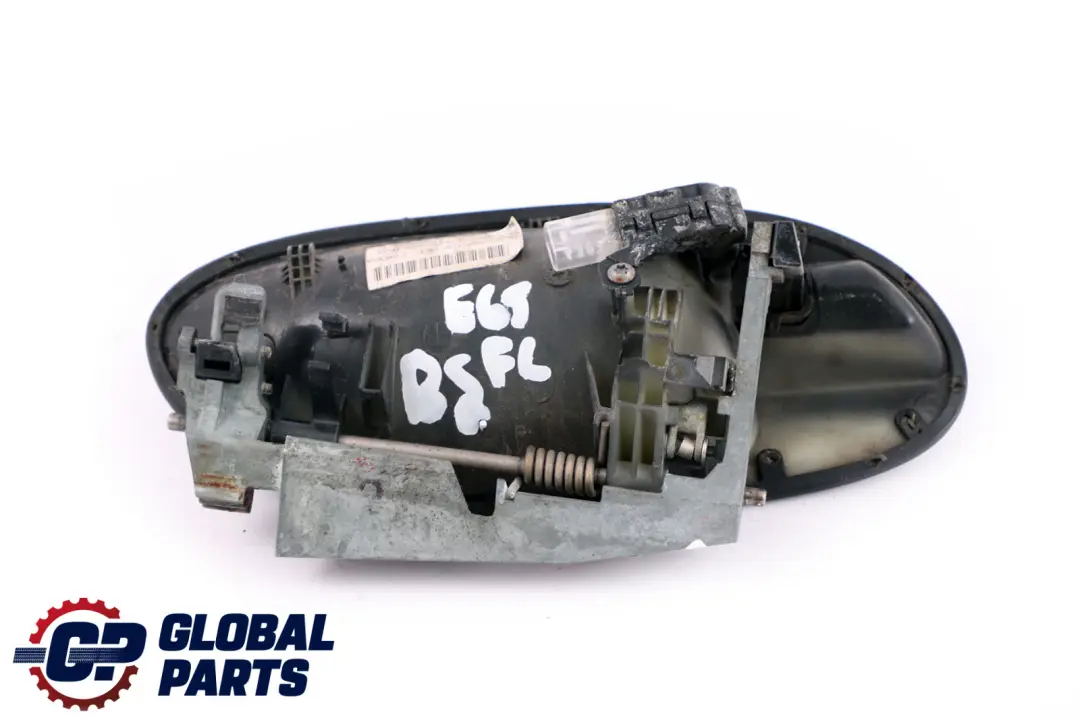 BMW 7 Series E65 E66 Front Left Grab Handle Door Opener N/S Black Sapphire 475 - SKU rhd-0140535-BS - Part number 0140535