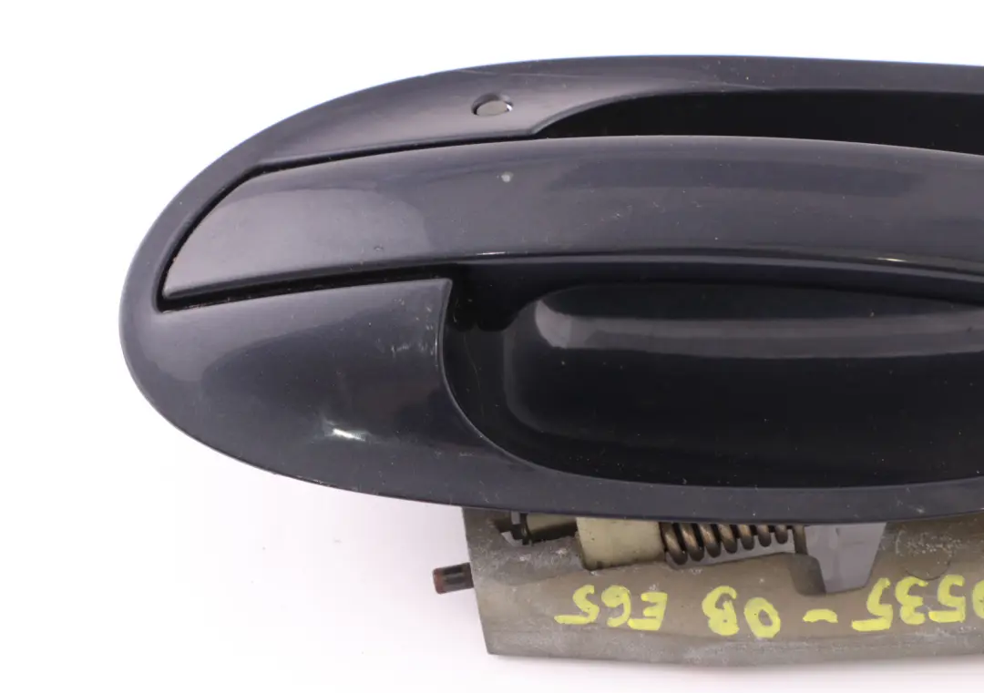 Left Grab Handle Door Opener N/S Orientblau Blue 317 to BMW 7 Series E65 E66 Rear with Part number 0140535 BMW 7 Series E65 E66 Rear Left Grab Handle Door Opener N/S Orientblau Blue 317 - SKU 0140535-OB - Part number 0140535