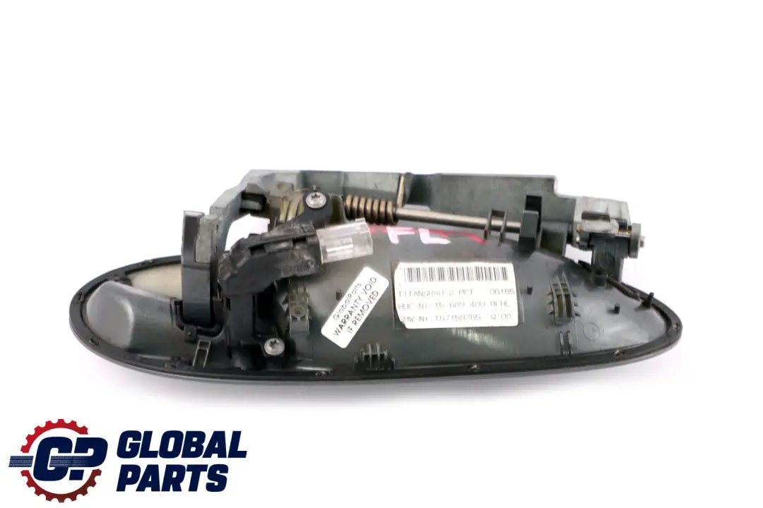 BMW 7 Series E65 E66 Front Left Grab Handle Door Opener N/S Titangrau Grey A36 - SKU rhd-0140535-TGR - Part number 0140535
