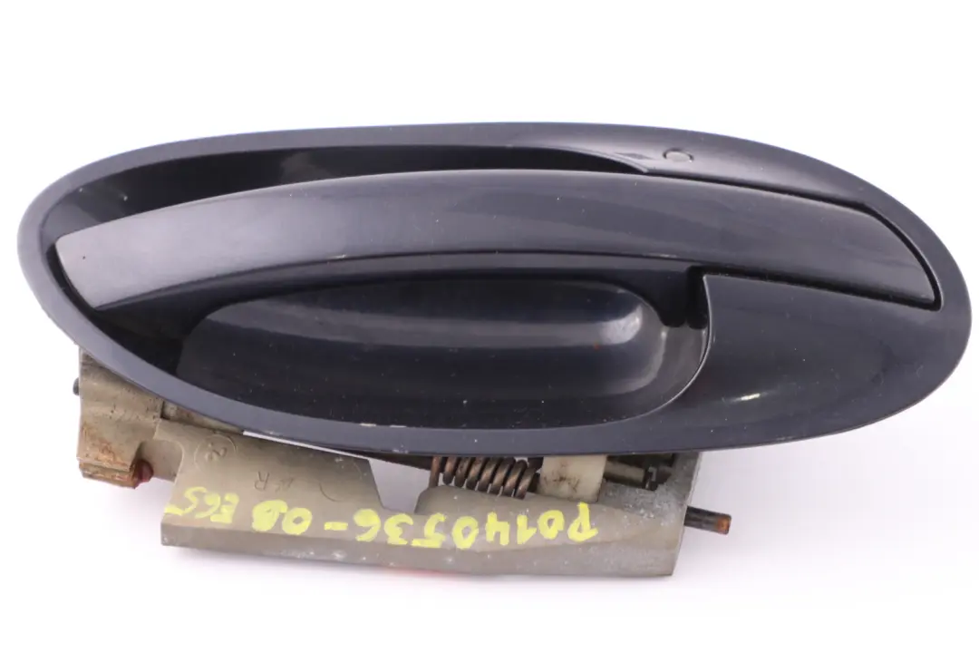 Right Grab Handle Door Opener O/S Orientblau Blue 317 to BMW 7 Series E65 Rear with Part number 0140536 BMW 7 Series E65 Rear Right Grab Handle Door Opener O/S Orientblau Blue 317 - SKU P0140536-OB - Part number 0140536