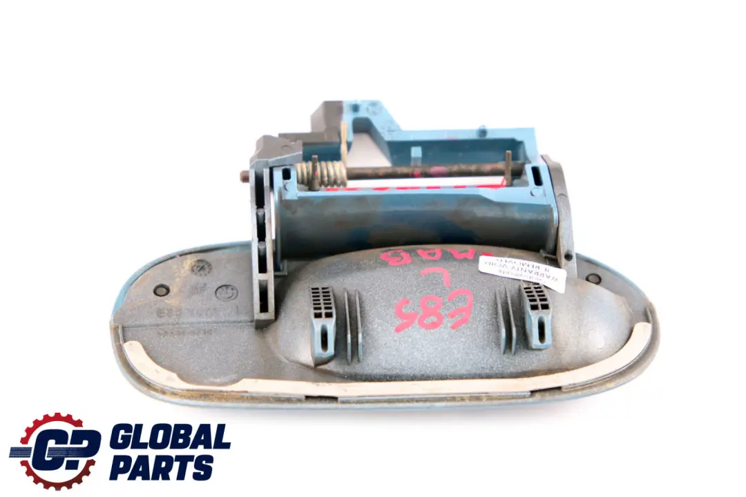 BMW Z4 Series E85 E86 Outer Door Opener Left Handle N/S Maledivenblau Blue A15 - SKU rhd-0148337-MAB - Part number 0148337