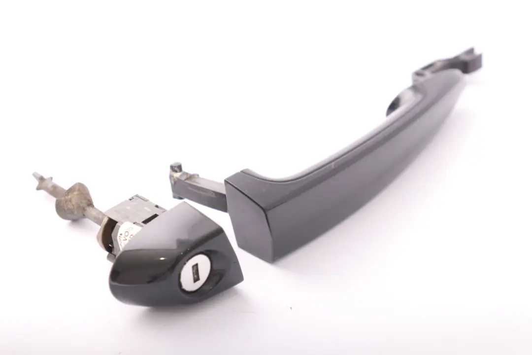 BMW 1 Series E81 E82 E87 Grab Handle Right Door Front O/S Lock Black Sapphire - SKU rhd-0392528-BS - Part number 0392528