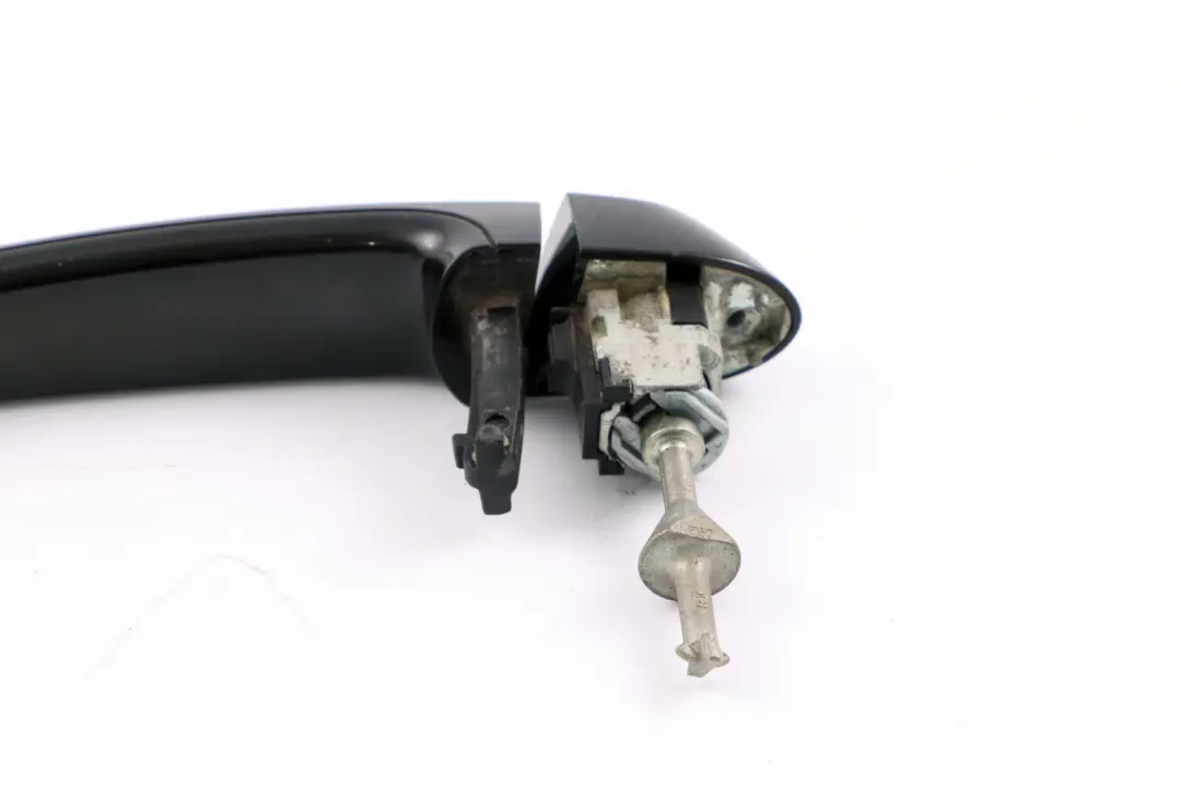 BMW 1 Series 1 E81 E82 E87 Grab Handle Right Door Front O/S Lock Schwarz Black - SKU rhd-0392528-SCH1 - Part number 0392528