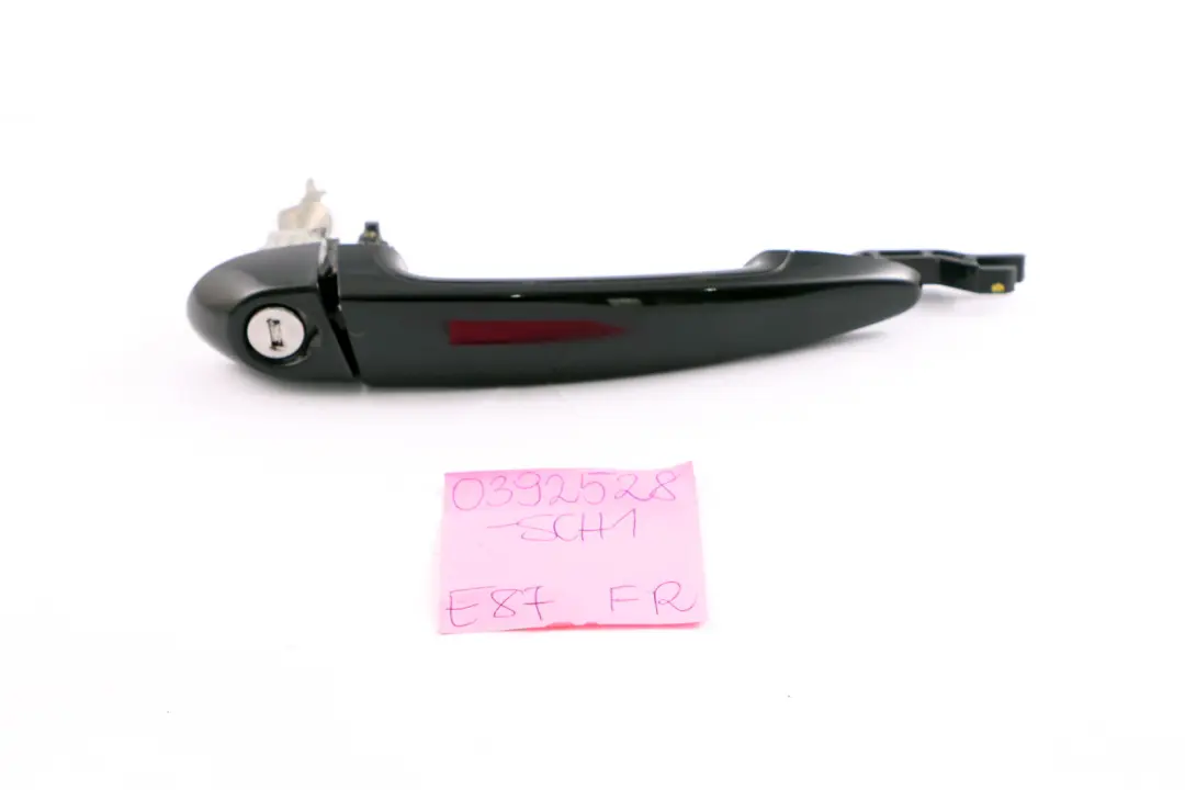 Grab Handle Right Door Front O/S Lock Schwarz Black to BMW 1 Series 1 E81 E82 E87 with Part number 0392528 BMW 1 Series 1 E81 E82 E87 Grab Handle Right Door Front O/S Lock Schwarz Black - SKU rhd-0392528-SCH1 - Part number 0392528