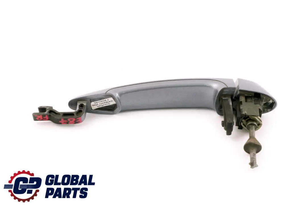 Front Right Grab Handle Cylinder O/S Quarzblau Quartz Blue to BMW 1 Series E81 E87 with Part number 7161430 BMW 1 Series E81 E87 Front Right Grab Handle Cylinder O/S Quarzblau Quartz Blue - SKU rhd-0392542-QB2 - Part number 7161430