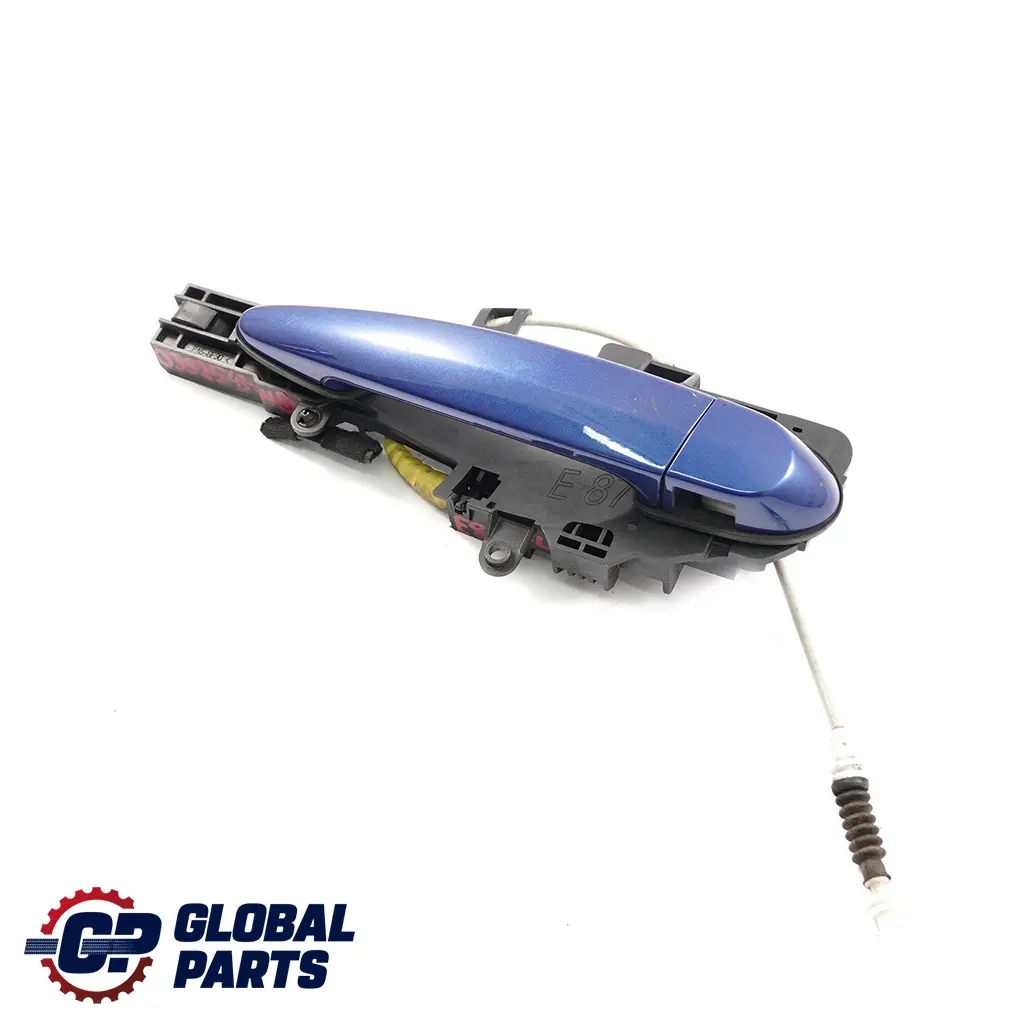 BMW 1 E81 E87 Complete Front Left Grab Handle Comfort N/S Le Mans Blau Blue 381 - SKU rhd-0392543-LMB - Part number 0392543