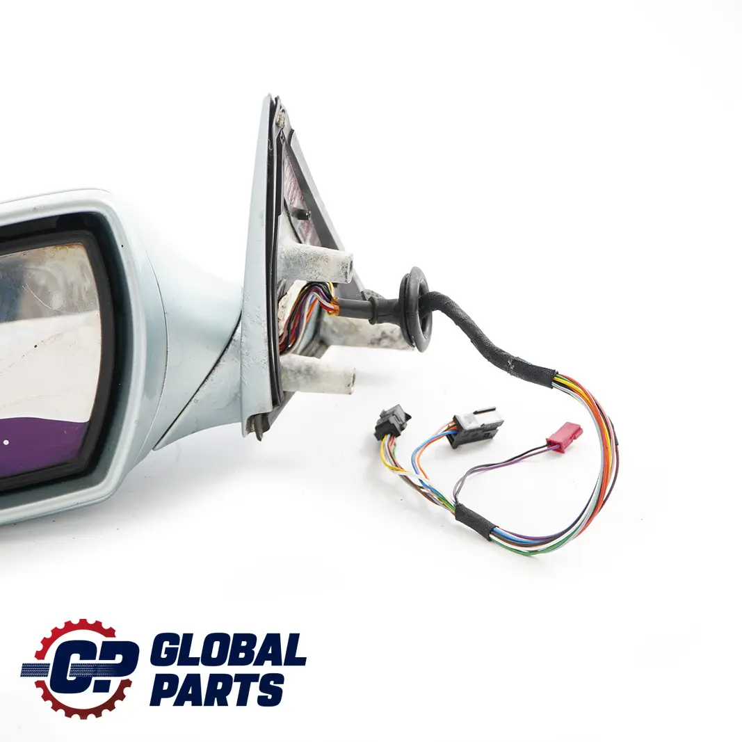 BMW E60 M5 Power Fold Auto Dip Left Wing Mirror N/S Silver Silverstone 2 - SKU rhd-0396873-SIL - Part number 0396873