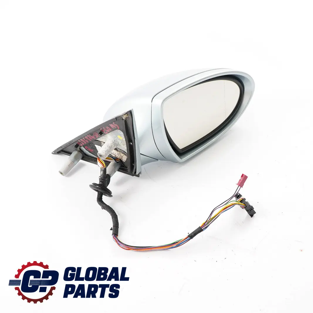 BMW 5 Series E60 M5 Power Fold Auto Dip Right Wing Mirror O/S Silverstone 2 - SKU rhd-0396874-SIL - Part number 0396874
