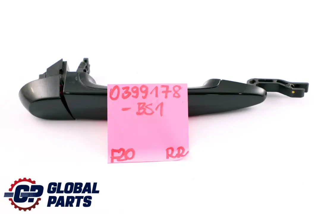 BMW 1 3 Series F20 F21 E90 E91 Cover Handle Right Front O/S Black Sapphire - SKU rhd-0399178-BS1 - Part number 0399178