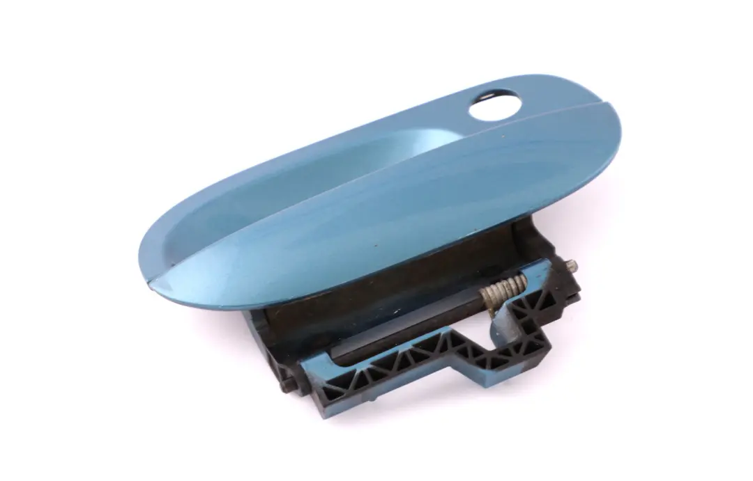 BMW Z4 Series E85 Outer Door Opener Right Grab Handle O/S Maledivenblau Blue - SKU rhd-0435502-MAB - Part number 0435502