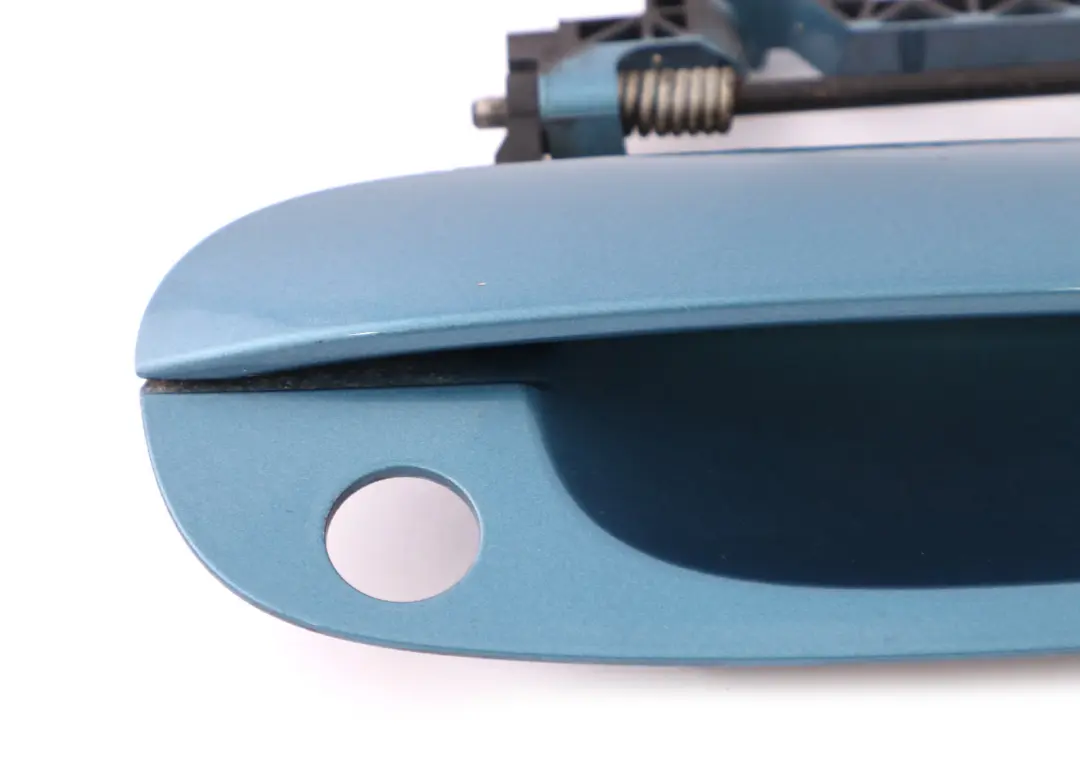BMW Z4 Series E85 Outer Door Opener Right Grab Handle O/S Maledivenblau Blue - SKU rhd-0435502-MAB - Part number 0435502
