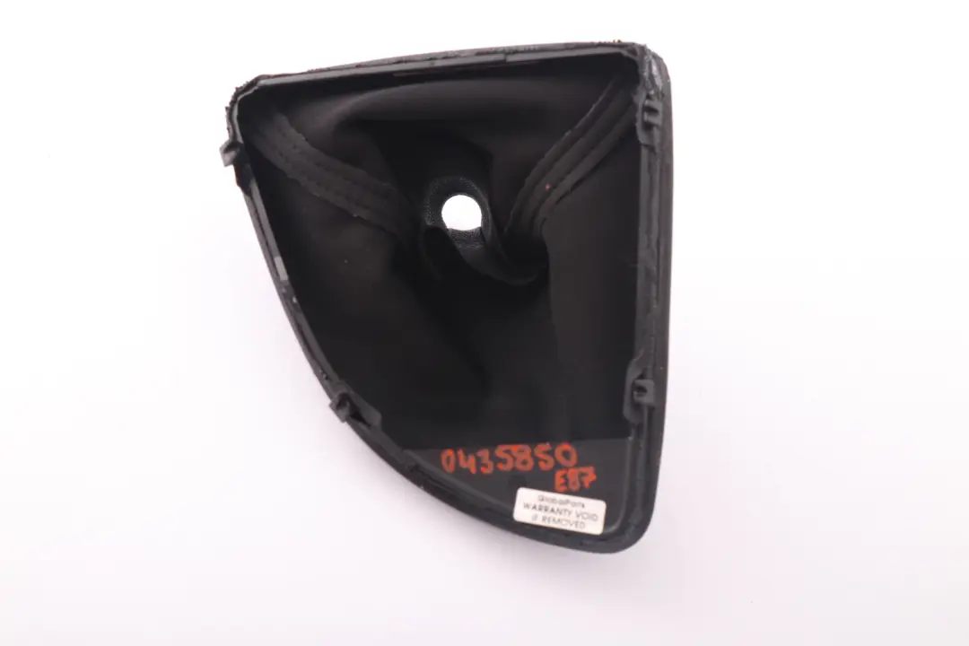 Shift Gear Gaiter Leather Cover to BMW 1 Series E81 E82 E87 LCI Manual with Part number 0435850 BMW 1 Series E81 E82 E87 LCI Manual Shift Gear Gaiter Leather Cover - SKU rhd-0435850 - Part number 0435850