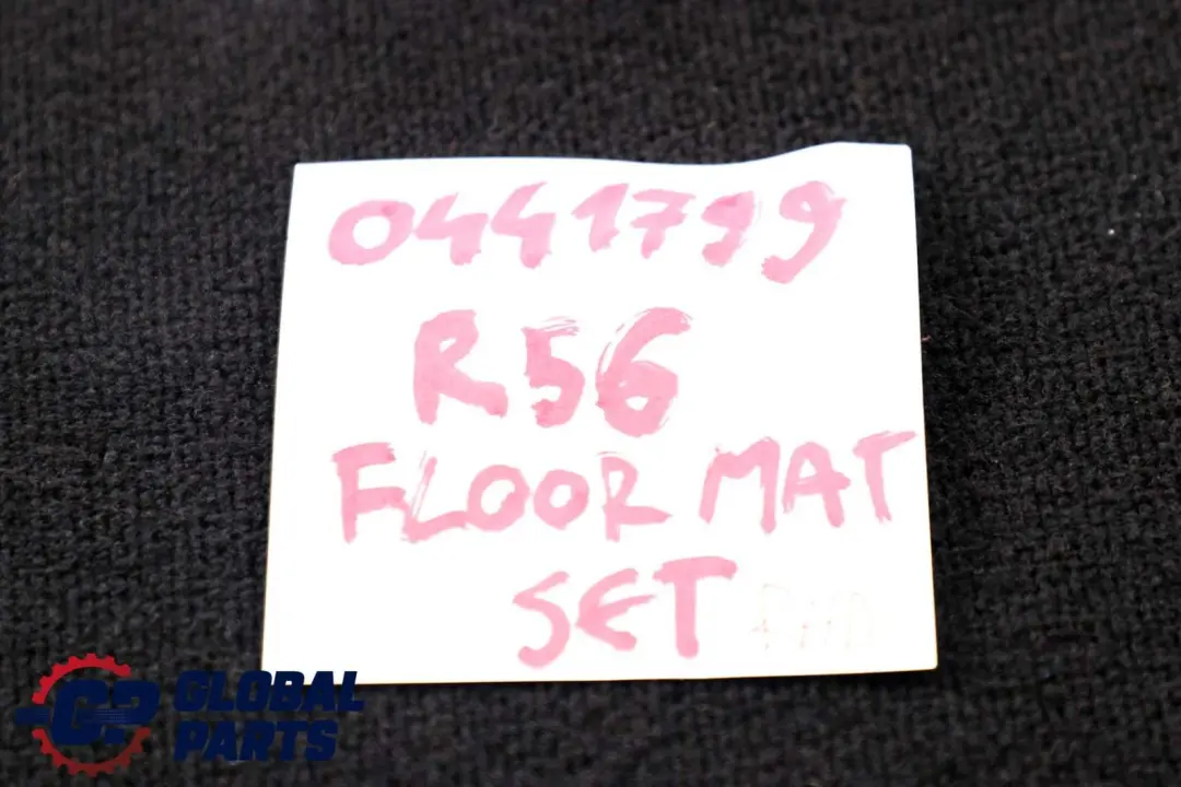 Cosmopolitan Interior Front Rear Floor Rubber Mats Set to Mini R55 R56 with Part number 0441799 Mini R55 R56 Cosmopolitan Interior Front Rear Floor Rubber Mats Set - SKU rhd-0441799 - Part number 0441799
