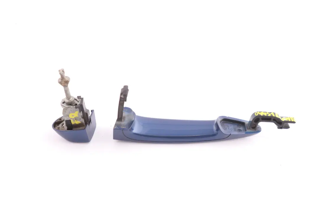  £BMW 1 3 E87 E90 E91 Front Right Grab Handle O/S Montegoblau Montego Blue A51 - SKU rhd-0445182-MTB - Part number 0445182