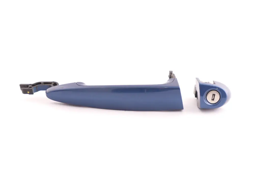 £BMW 1 3 E87 E90 E91 Front Right Grab Handle O/S Montegoblau Montego Blue A51 - SKU rhd-0445182-MTB - Part number 0445182