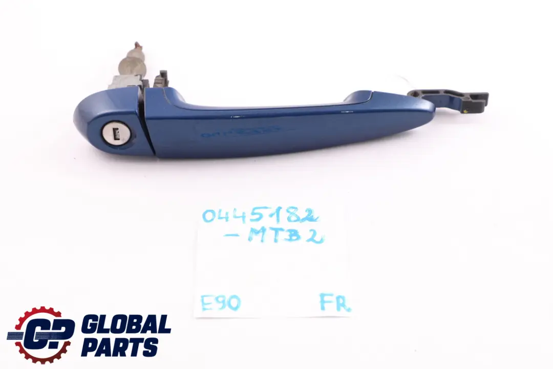 Front Right Grab Handle O/S Montegoblau Blue A51 to BMW 1 3 Series 2 E87 E90 E91 with Part number 0445182 BMW 1 3 Series 2 E87 E90 E91 Front Right Grab Handle O/S Montegoblau Blue A51 - SKU rhd-0445182-MTB2 - Part number 0445182