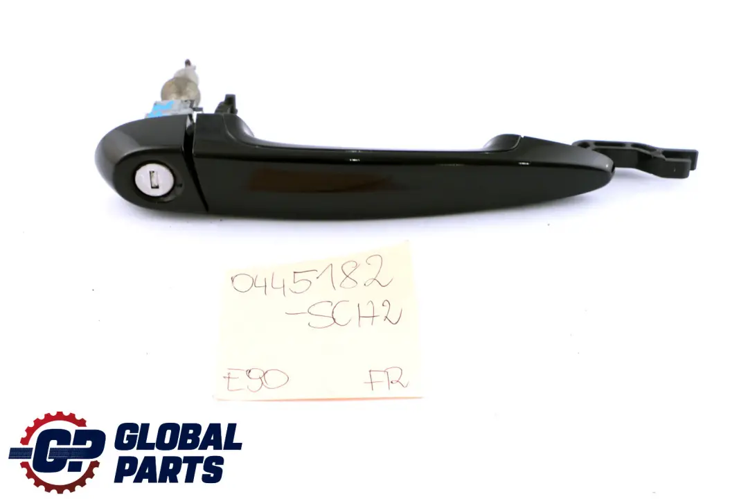 BMW 3 Series E90 E91 Front Right Driver's Side Grab Handle O/S Schwarz Black - SKU rhd-0445182-SCH2 - Part number 0445182