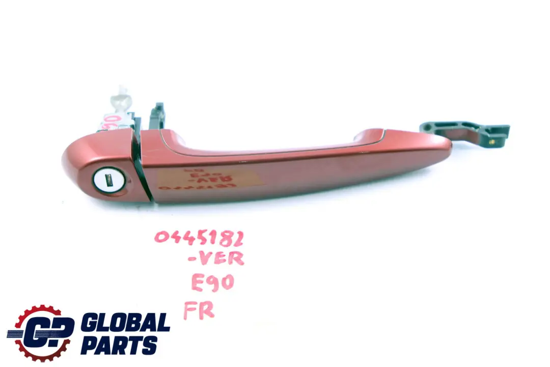 BMW 3 Series E90 E91 Front Right Grab Handle Bracket O/S Vermilionrot Red A82 - SKU rhd-0445182-VER - Part number 0445182