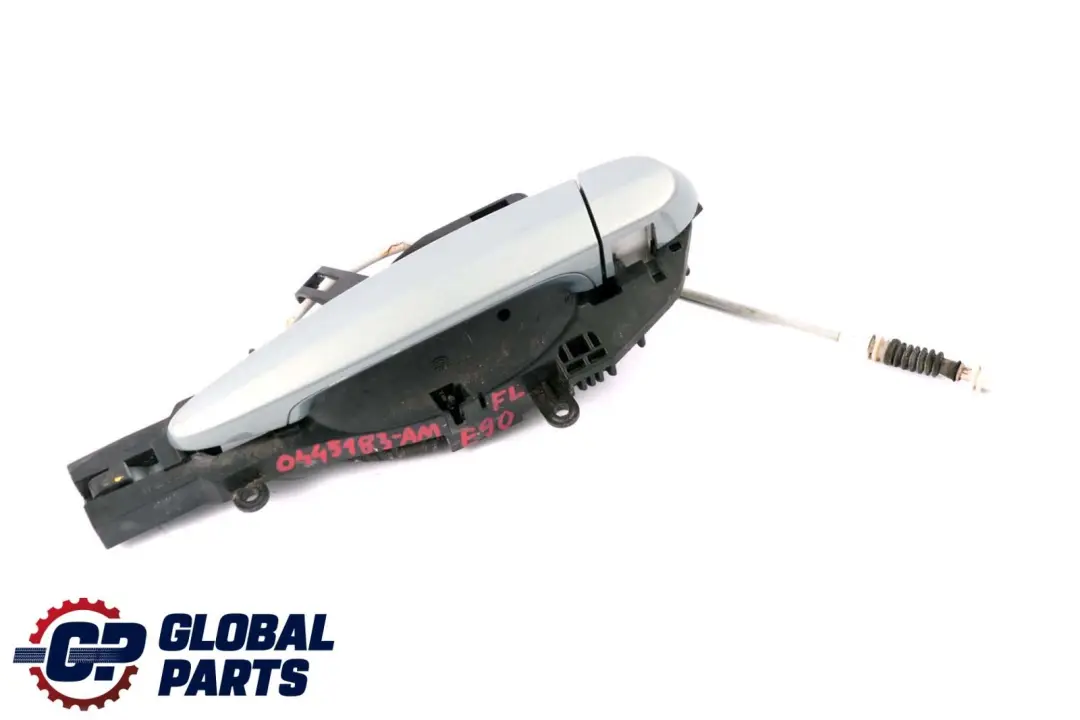 BMW 3 Series E90 E91 Complete Front Left Grab Handle N/S Arktis Metallic - A34 - SKU rhd-0445183-AM - Part number 445183