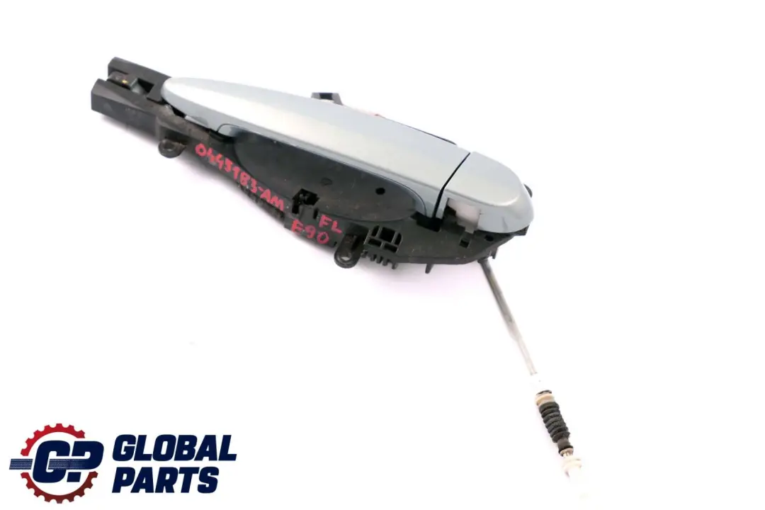 Complete Front Left Grab Handle N/S Arktis Metallic - A34 to BMW 3 Series E90 E91 with Part number 445183 BMW 3 Series E90 E91 Complete Front Left Grab Handle N/S Arktis Metallic - A34 - SKU rhd-0445183-AM - Part number 445183