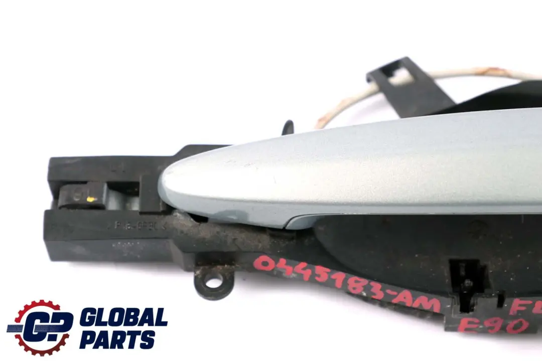 BMW 3 Series E90 E91 Complete Front Left Grab Handle N/S Arktis Metallic - A34 - SKU rhd-0445183-AM - Part number 445183