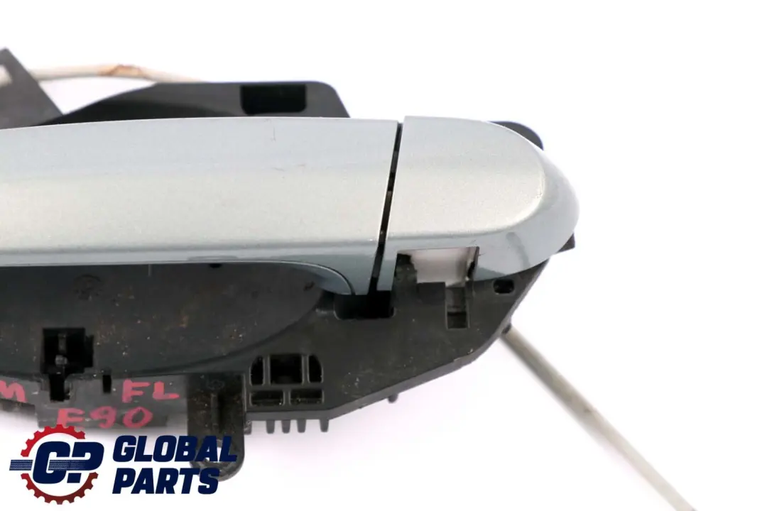 BMW 3 Series E90 E91 Complete Front Left Grab Handle N/S Arktis Metallic - A34 - SKU rhd-0445183-AM - Part number 445183